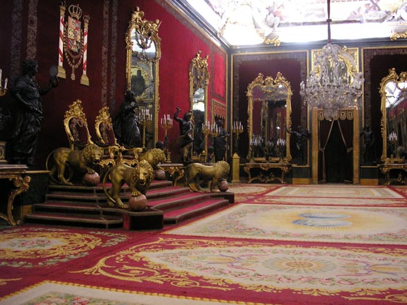 salle du trône palacio