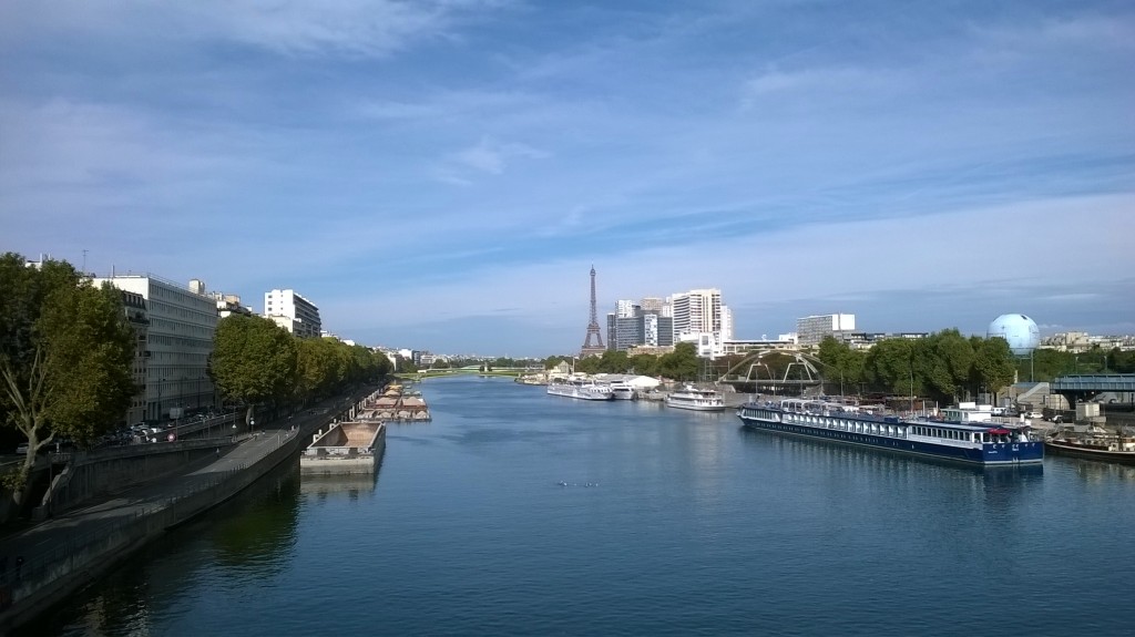 Vue depuis le pont Garigliano